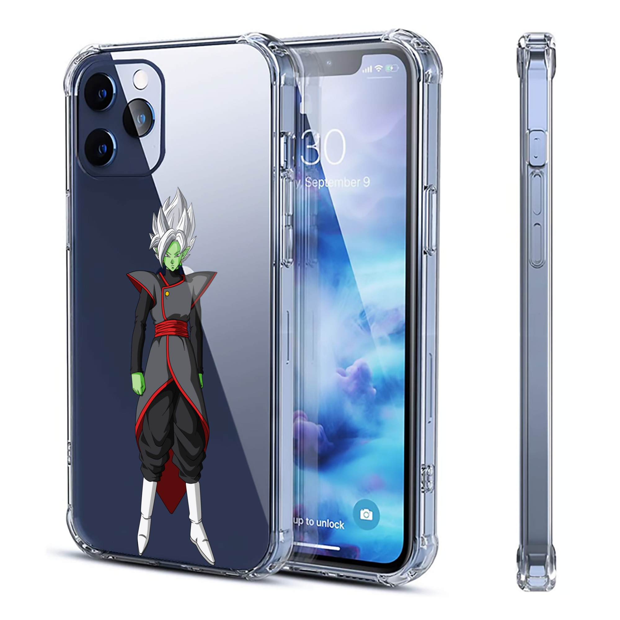 （画像用） ドラゴンボール ベジット DRAGON BALL Vegetto 【iPhone 12シリーズ対応】透明スマホケース（クリアソフトケース）